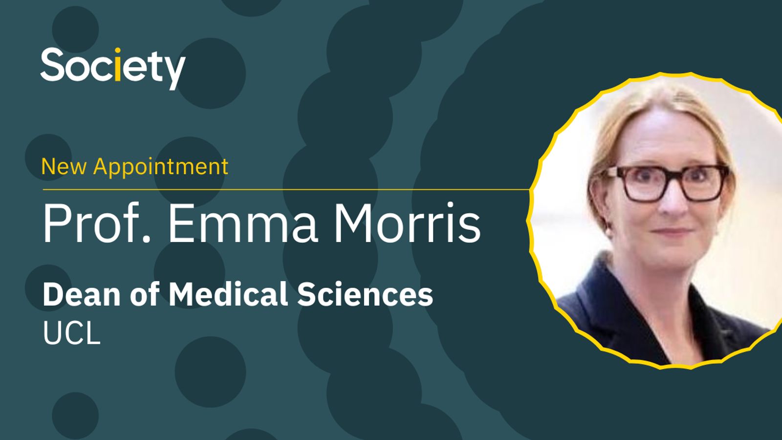 Professor Ruth Morgan UCL appoints new Dean of Medical Sciences | Society
